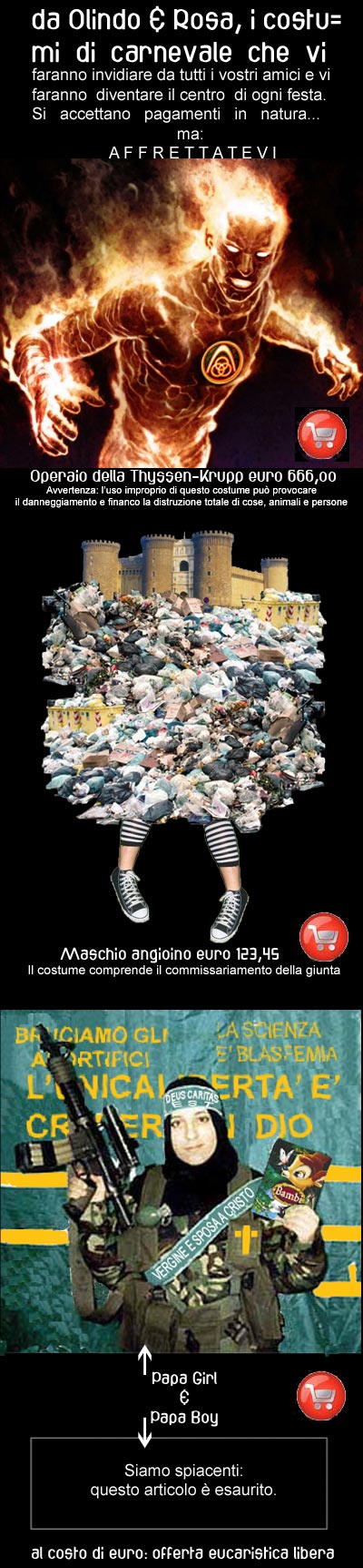 l'animaccia ha bisogno di mascherarsi